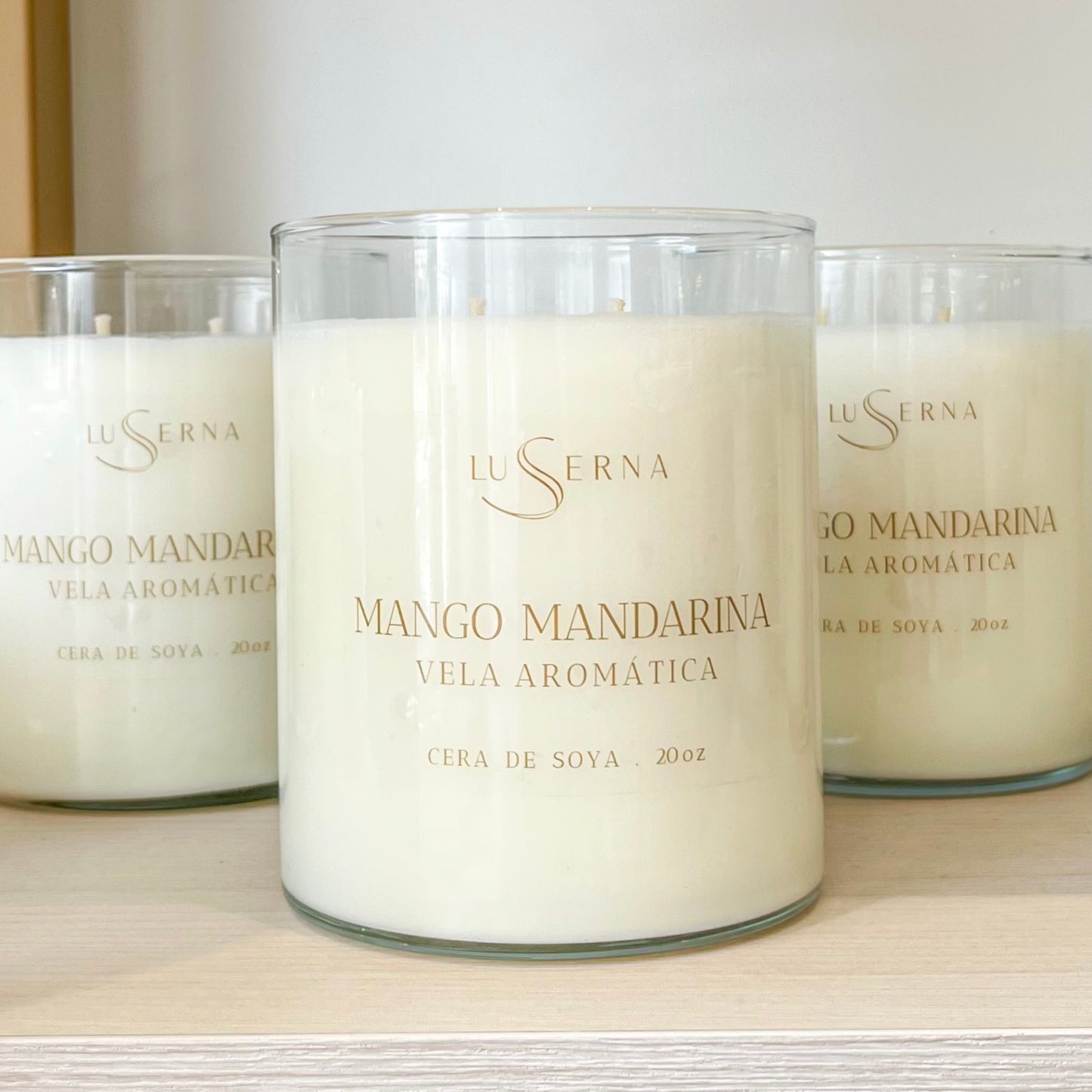 Vela lux - Mango mandarina