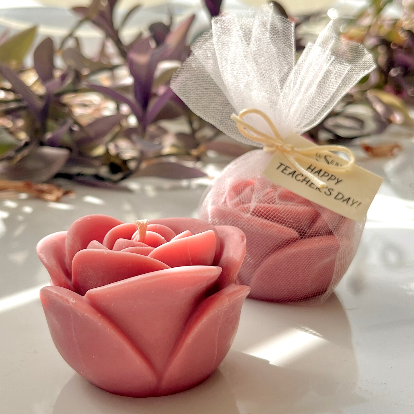 Vela Rosa G (Paquete 10 piezas)
