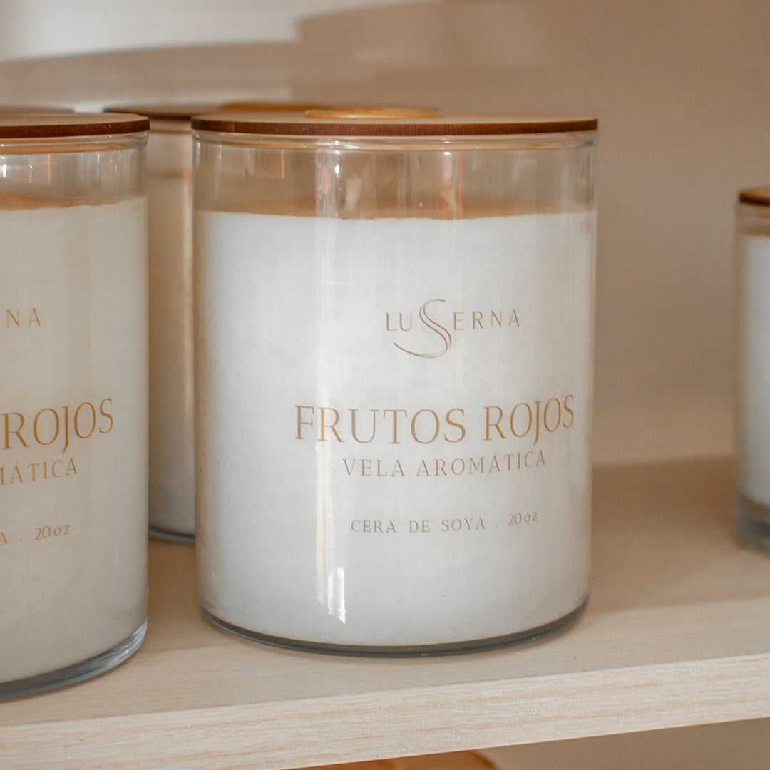 Vela lux - Frutos rojos