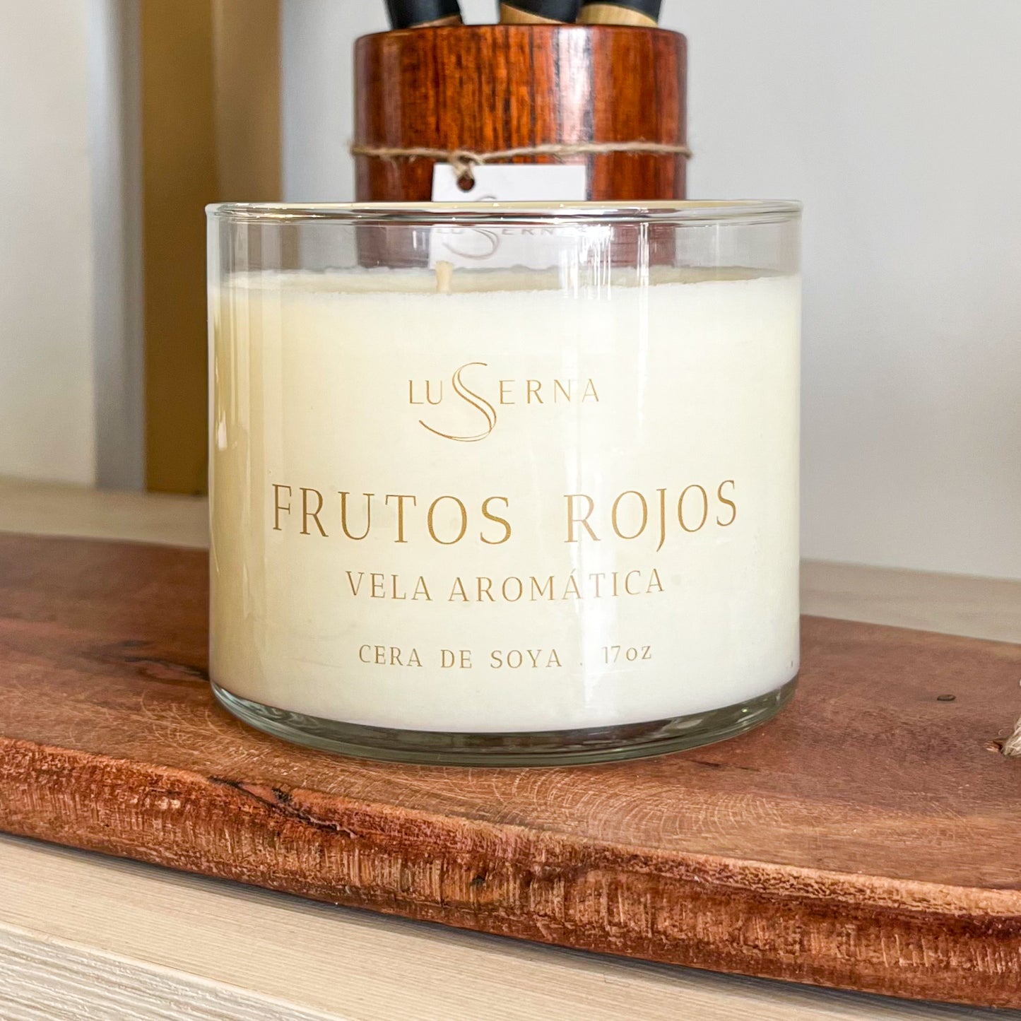 Vela lum - Frutos rojos