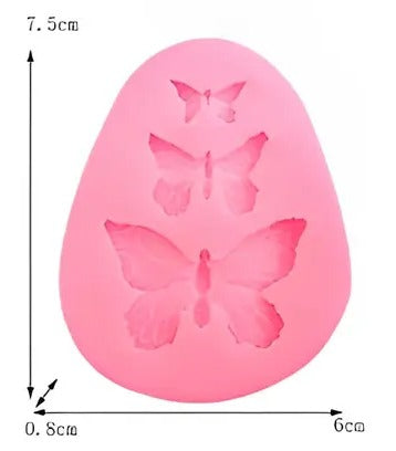Molde mariposas ch