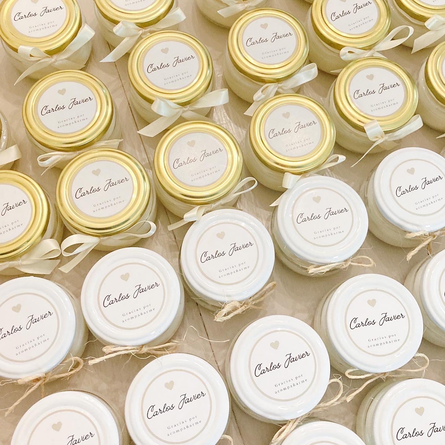 Velas para recuerditos 50 piezas