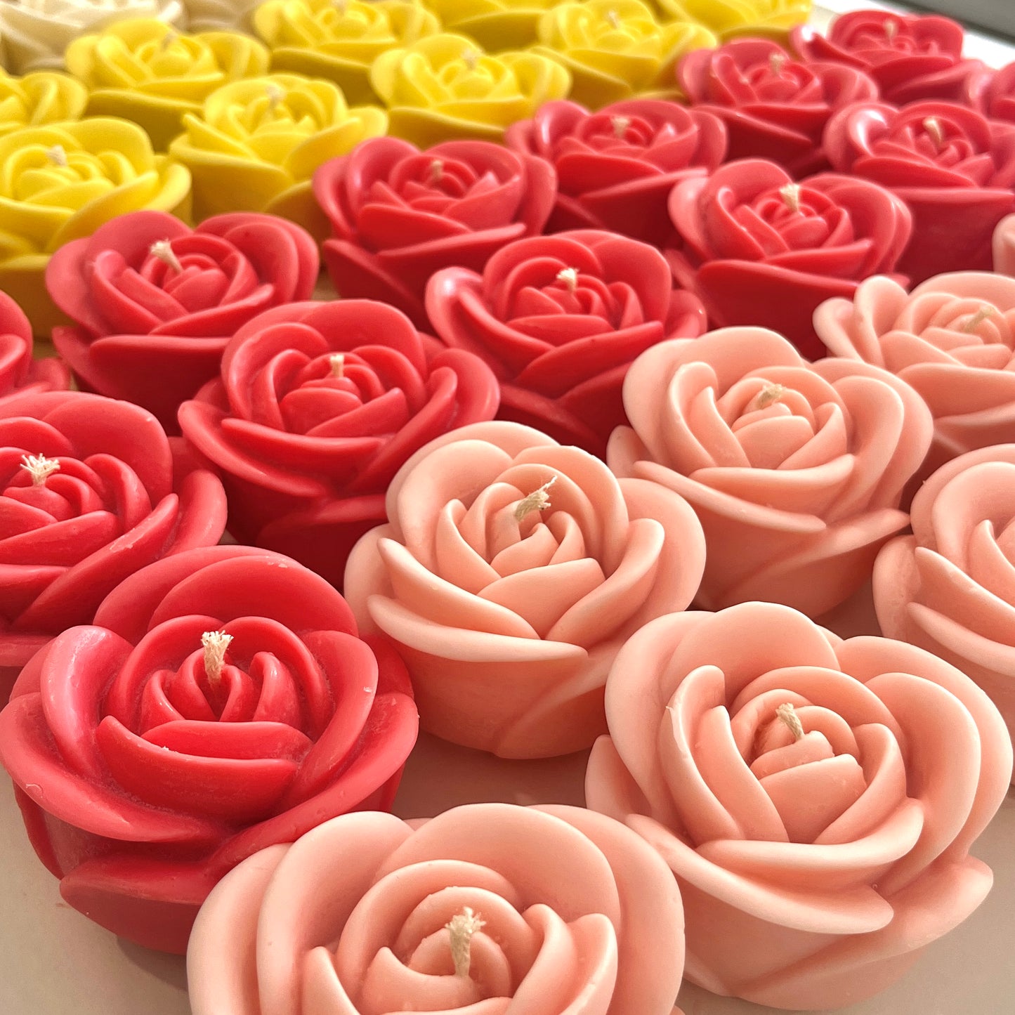 Vela Rosa G (Paquete 10 piezas)