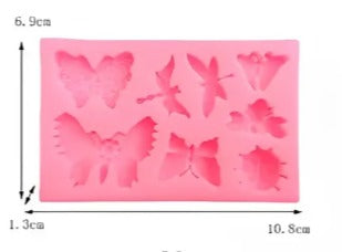 Molde mariposas variadas
