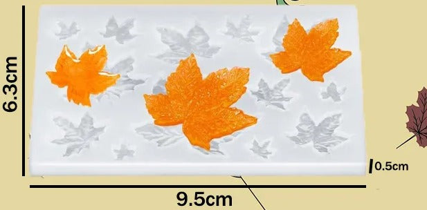 Molde hojas otoño
